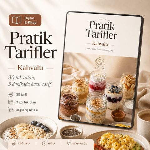 Pratik Tarifler Kahvaltı e-kitabı kapağı